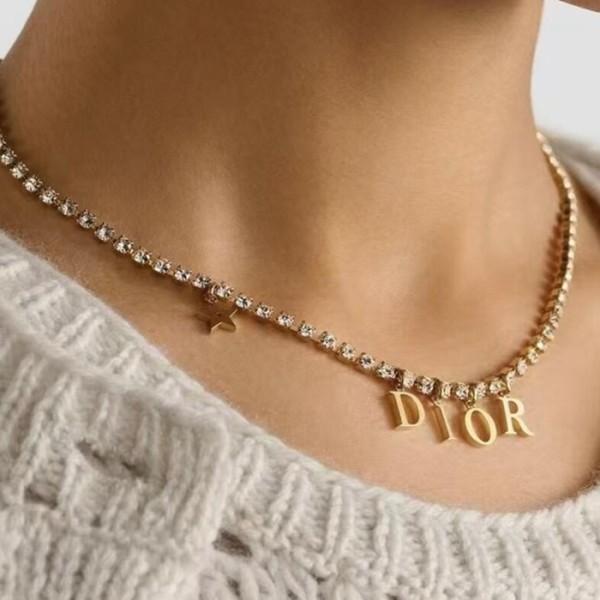 ✨디올 여성 골드 목걸이 - Dior Womens Gold Necklace - acc2533x