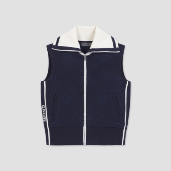 ✨[G/FORE] 지포어 여성 풀 집 니트 베스트 - gol1426x