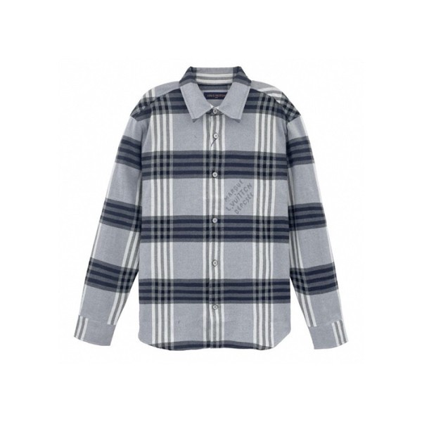 ✨루이비통 남성 체크 셔츠 - Louis vuitton Mens Dress Shirts - lvc4275x