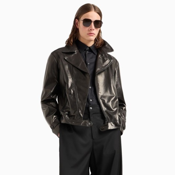 ✨알마니 남성 가죽 자켓 - Armani Mens Leather Jacket - arc4290x