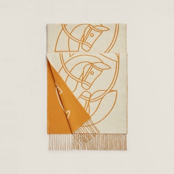 ✨에르메스 여성 양면 머플러 - Hermes Womens Reversible Muffler - acc2624x