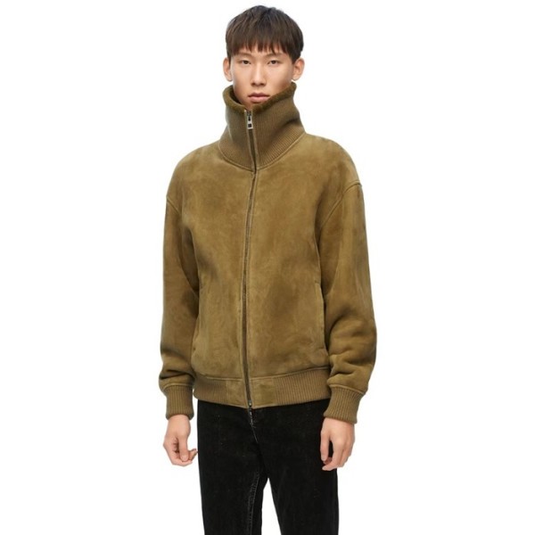 ✨로에베 남성 가죽 자켓 - Loewe Mens Leather Jacket - loc4340x