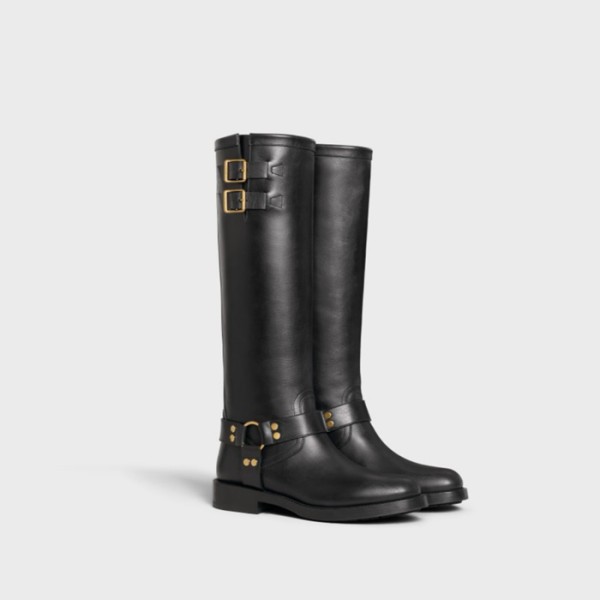 ✨셀린느 여성 리라 트리플 버클 부츠 - Celine Womens Black Boots - ces1684x