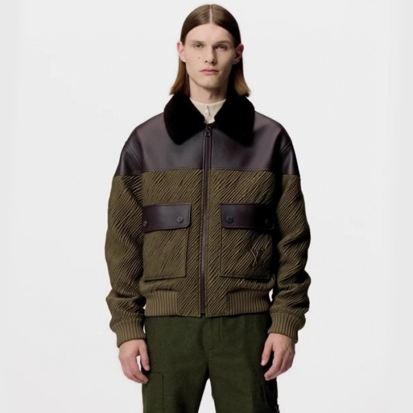 ✨루이비통 남성 가죽 재킷 - Louis vuitton Mens Leather Jacket - lvc4416x