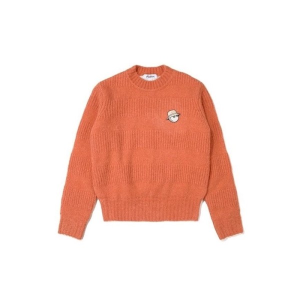 ✨[MALBON] 말본 여성 버킷 포인트 라운드 스웨터 - gol1454x