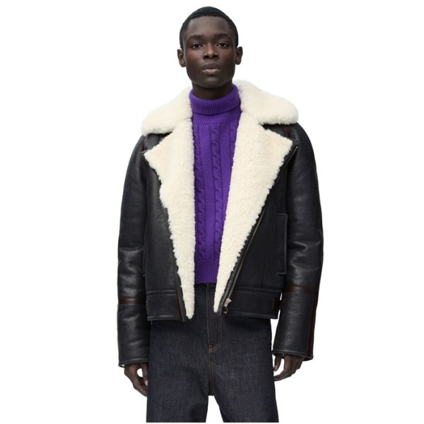 ✨로에베 남성 가죽 자켓 - Loewe Mens Leather Jacket - loc4447x