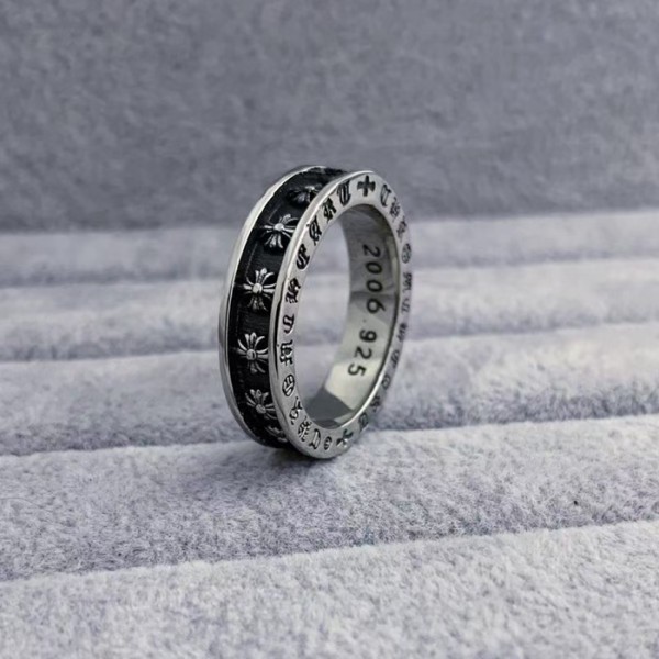 ✨크롬하츠 남/녀 실버 반지 - Chrome Hearts Unisex Silver Ring - acc2664x
