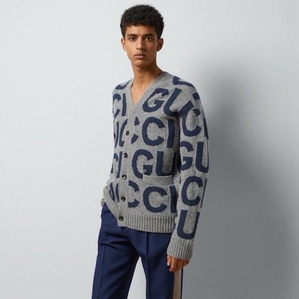 ✨구찌 남성 브이넥 가디건 - Gucci Mens V-neck Cardigan - guc4524x