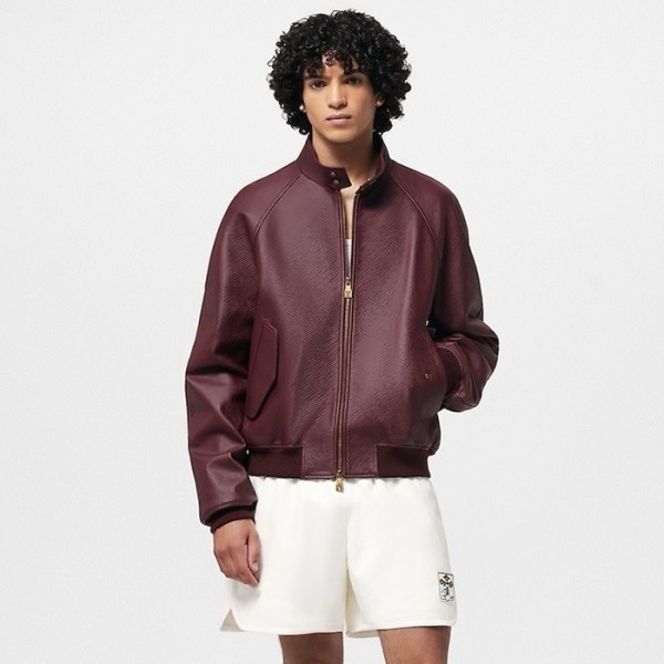 ✨루이비통 남성 가죽 재킷 - Louis vuitton Mens Leather Jacket - lvc4598x