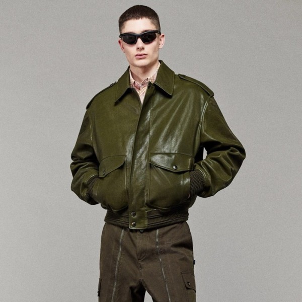 ✨버버리 남성 가죽 자켓 - Burberry Mens Leather Jacket - buc4599x