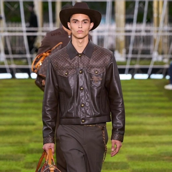 ✨루이비통 남성 가죽 재킷 - Louis vuitton Mens Leather Jacket - lvc4697x