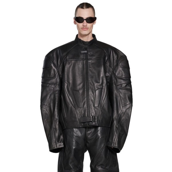 ✨발렌시아가 남성 가죽 자켓 - Balenciaga Mens Leather Jacket - bac4707x