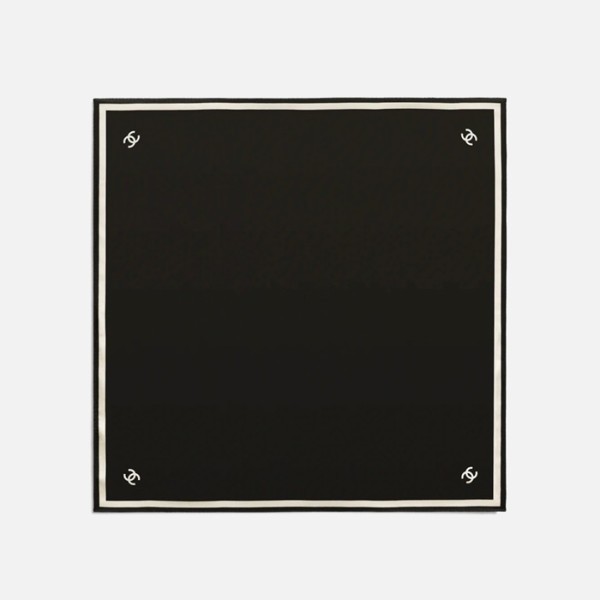 ✨샤넬 여성 블랙 스카프 - Chanel Womens Black Scarf - acc3090x