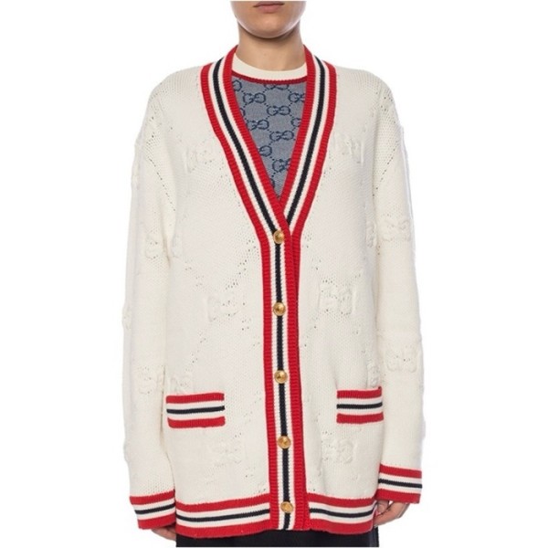 ✨구찌 여성 브이넥 가디건 - Gucci Womens V-neck Cardigan - guc4787x