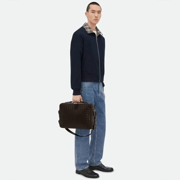 ✨보테가베네타 남성 초코 브라운 서류가방 - Bottega Veneta Mens Brown Business Bag - bvb4800x