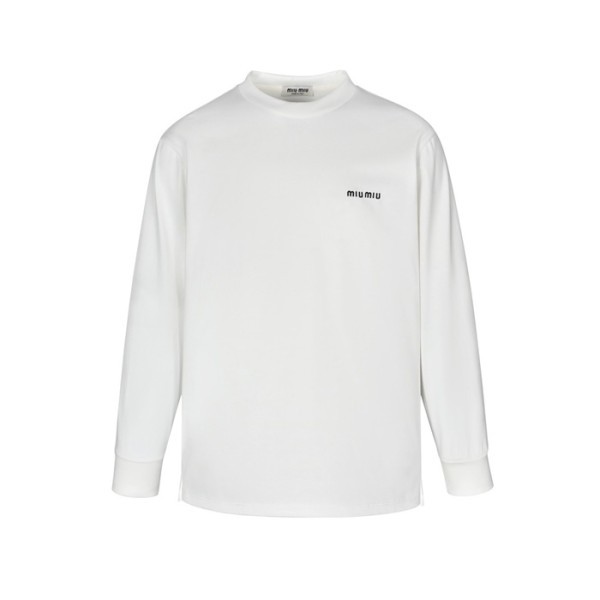 ✨미우미우 남/녀 라운드 긴팔티 - Miumiu Unisex Round Tshirt - mic4830x