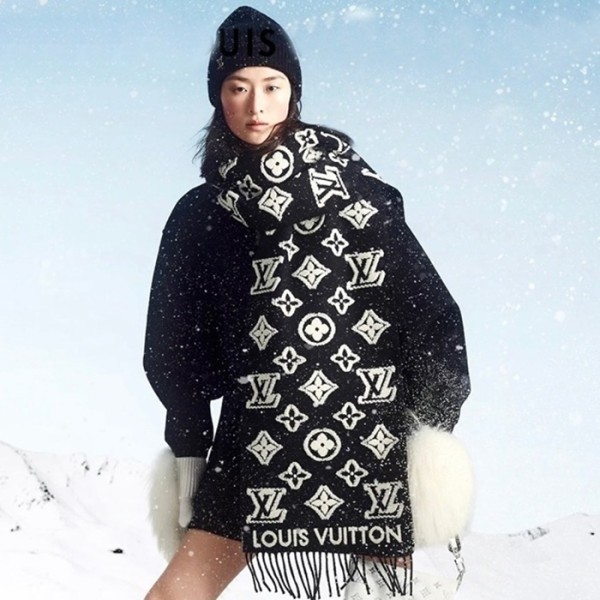 ✨루이비통 여성 모노그램 머플러 - Louis vuitton Womens Monogram Muffler - acc3193x