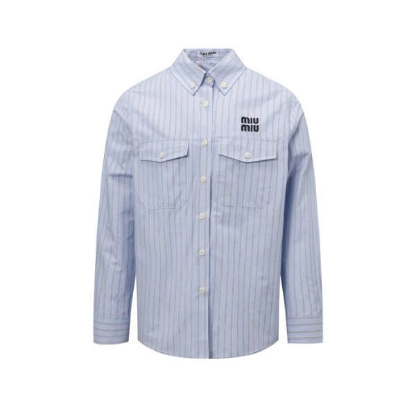 ✨미우미우 남/녀 체크 셔츠 - Miumiu Unisex Flanner Shirts - miu4872x