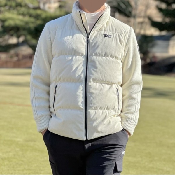 ✨PXG 남성 니트 다운 하이브리드 자켓 - gol1501x