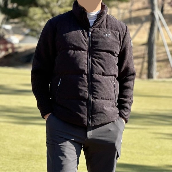 ✨PXG 남성 니트 다운 하이브리드 자켓 - gol1502x