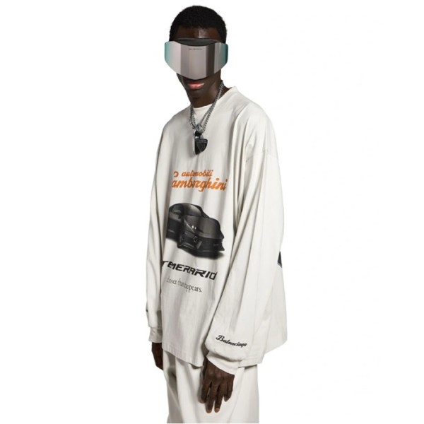 ✨발렌시아가 남성 라운드 긴팔티 - Balenciaga Mens Round Tshirt - bac4931x