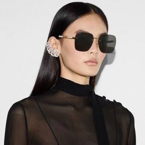 ✨구찌 여성 프리미엄 메탈 프레임 선글라스 - Gucci Womens Premium Metal Frame Sunglasses - acc3578x