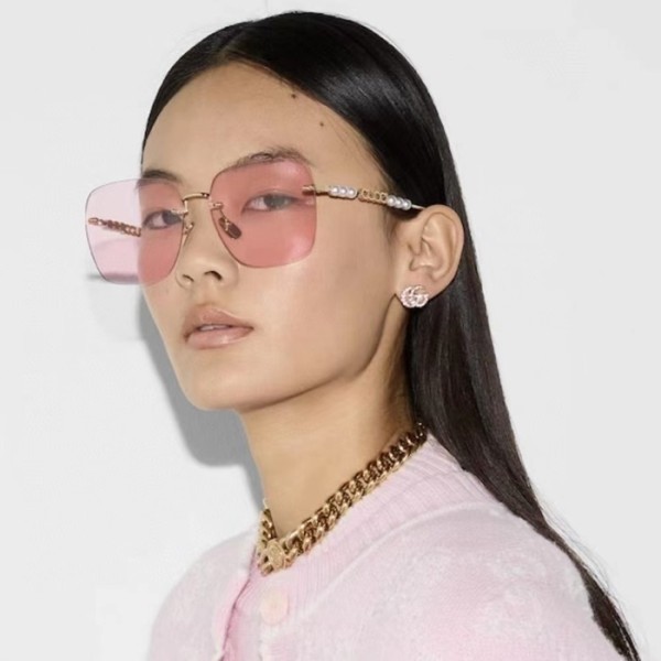 ✨구찌 여성 프리미엄 메탈 프레임 선글라스 - Gucci Womens Premium Metal Frame Sunglasses - acc3579x