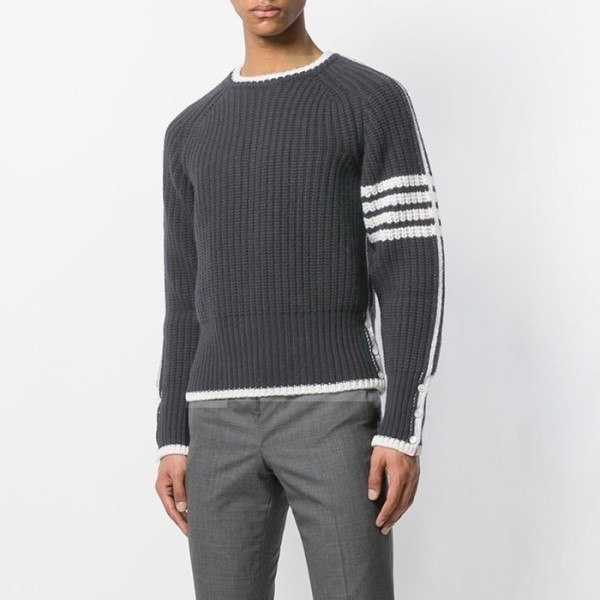 ✨톰브라운 남성 라운드 스웨터- Thom Browne Mens Round Sweater - thc4961x