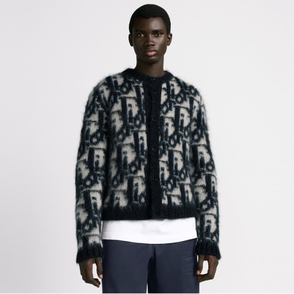 ✨디올 남성 오블리크 가디건 - Dior Mens Oblique Cardigan - dic5041x
