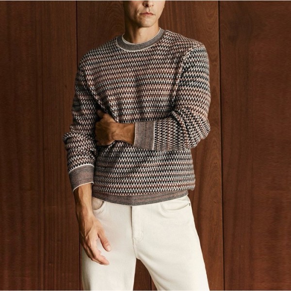 ✨로로피아나 남성 라운드 스웨터 - Loro Piana Mens Round Sweater - lpc5059x