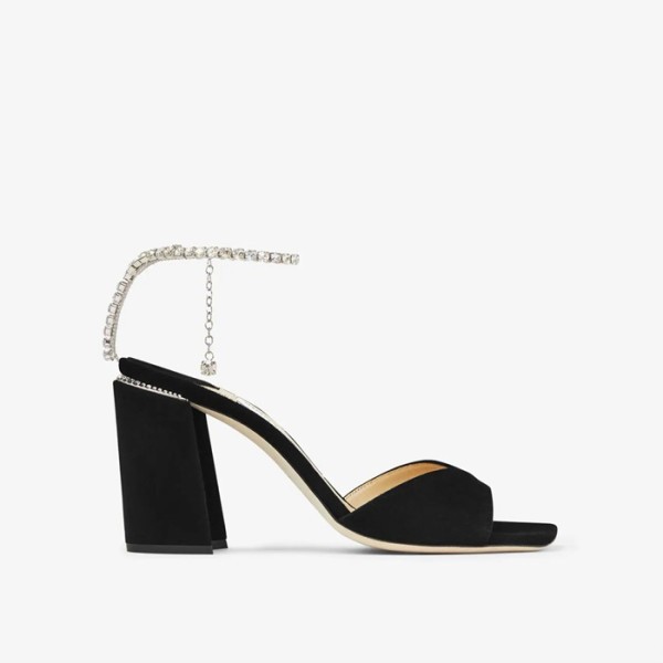 ✨지미츄 여성 사에다 스웨이드 샌들 - Jimmy Choo Womens Saeda Suede Sandal - jis3337x