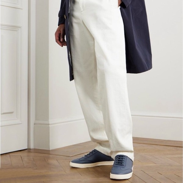 ✨브루넬로쿠치넬리 남성 레더 스니커즈 - Brunello Cucinelli Mens Sneakers - brs3361x