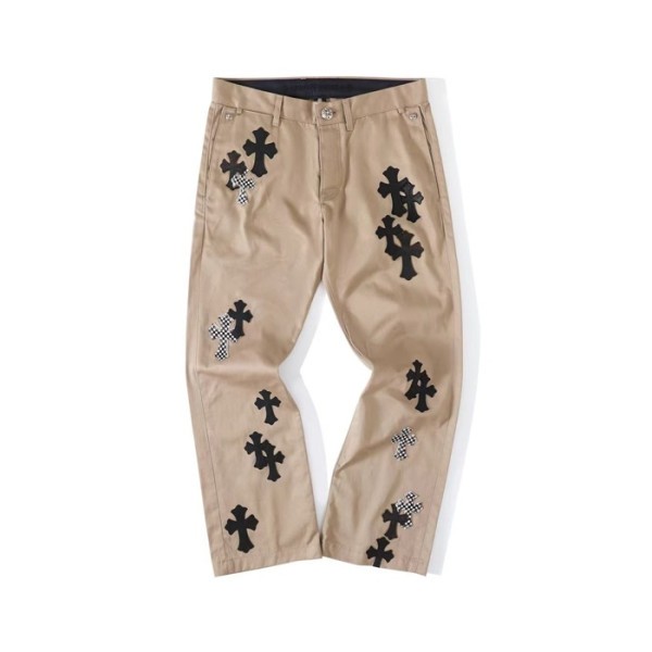 ✨크롬하츠 남성 베이지 청바지 - Chrom Hearts Mens Beige Jeans - chc5180x