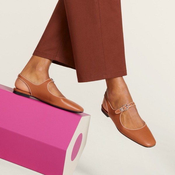 ✨에르메스 여성 클레오 슬링백 - Hermes Womens Kleo Slingback - hes4008x