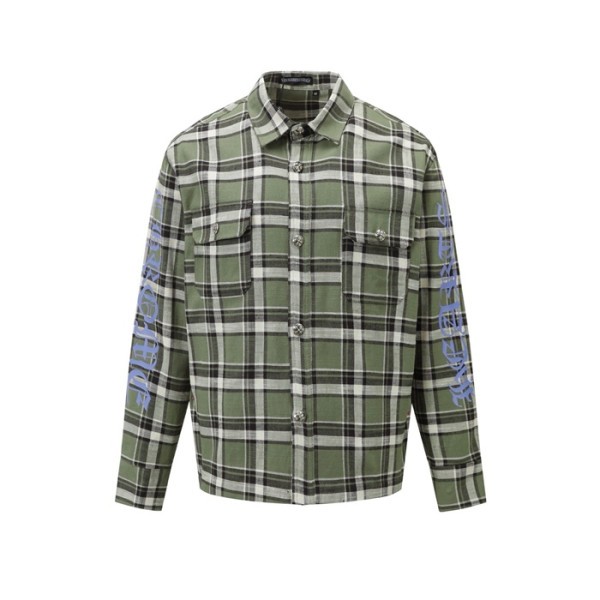 ✨크롬하츠 남성 체크 셔츠 - Chrom hearts Mens Flanner Shirts - chc5238x