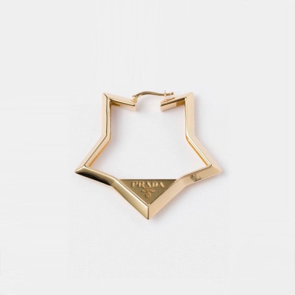 ✨프라다 여성 골드 이어링 - Prada Womens Gold Earring - acc4064x