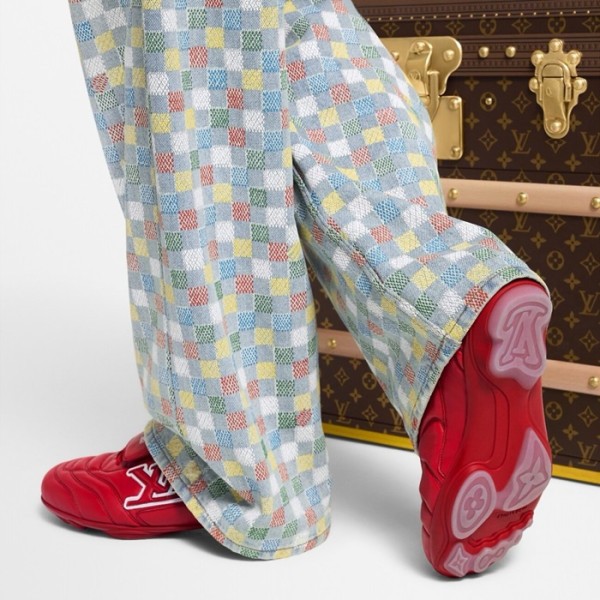 ✨루이비통 남/녀 풋프린트 사커 스니커즈 - Louis vuitton Unisex Footprint Soccer Sneaker - lvs4055x