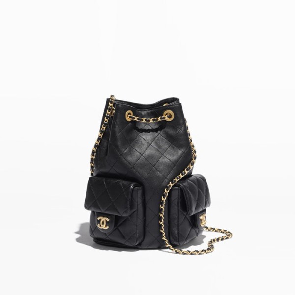 ✨샤넬 여성 더블 포켓 백팩 - Chanel Womens 25C Back Pack - chb5003x