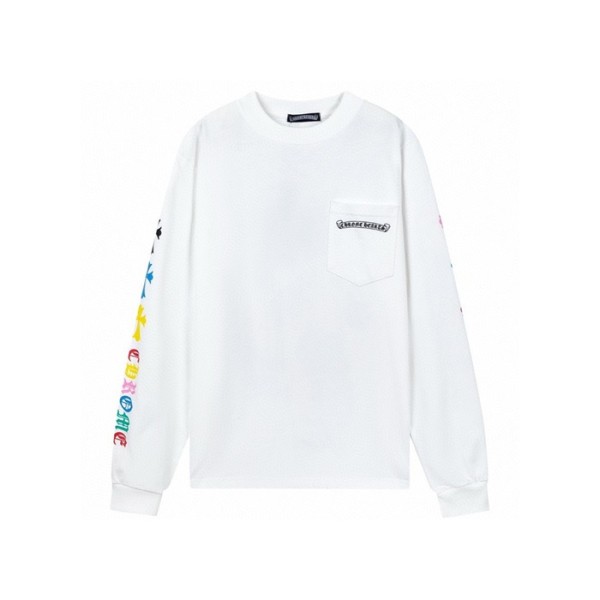 ✨크롬하츠 남성 라운드 긴팔티 - Chrome Hearts Mens Round Tshirt - chc5546x