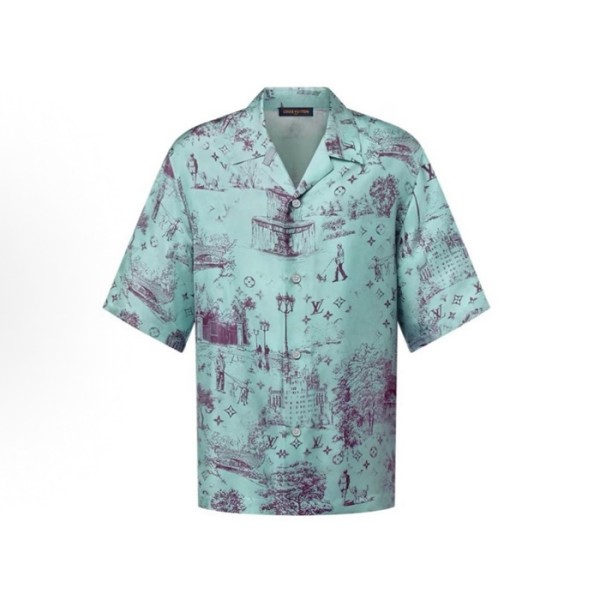 ✨루이비통 남성 반팔 셔츠 - Louis vuitton Mens Polo Shirt - lvc5580x