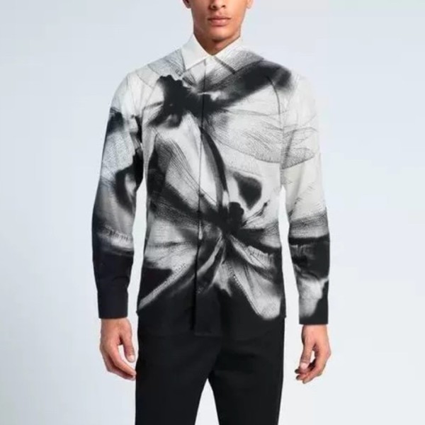 ✨알렉산더 맥퀸 남성 블랙 셔츠 - Alexander McQueen Mens Dress Shirts - alc5656x