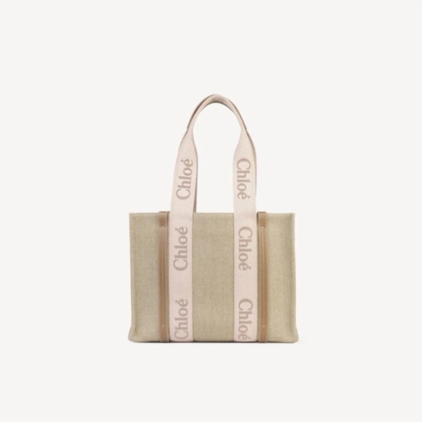 ✨끌로에 여성 리넨 우디 토트백 - Chloe Womens Woody Bag - chb5268x