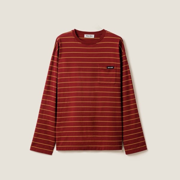 ✨미우미우 여성 라운드 긴팔티 - Miumiu Womens Round Tshirt - miu5996x