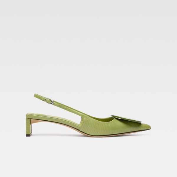 ✨자크뮈스 여성 로우 두엘로 슬링백 - Jacquemus Womens The low Duelo Slingbacks - jas5627x