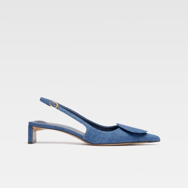 ✨자크뮈스 여성 로우 두엘로 슬링백 - Jacquemus Womens The low Duelo Slingbacks - jas5630x