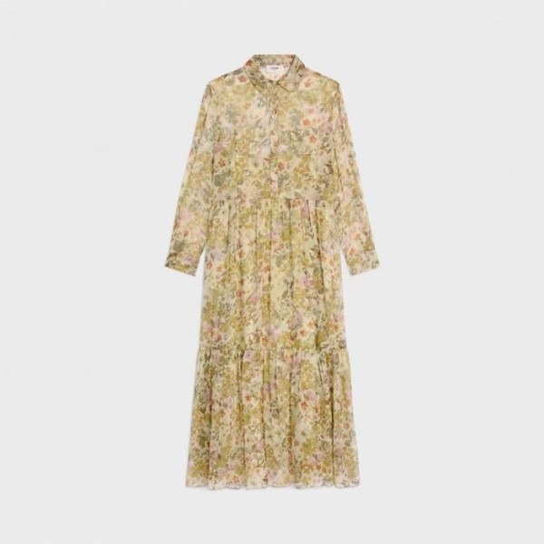✨셀린느 여성 플라워 원피스 - Celine Womens Flower One-pieces - cec6127x