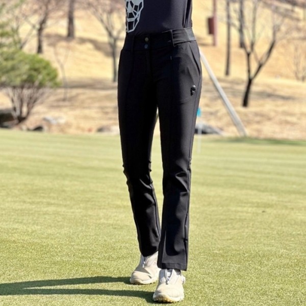 ✨[AMAZINGCRE] 어메이징크리 여성 스트레이트 세미부츠컷 팬츠 - gol1606x