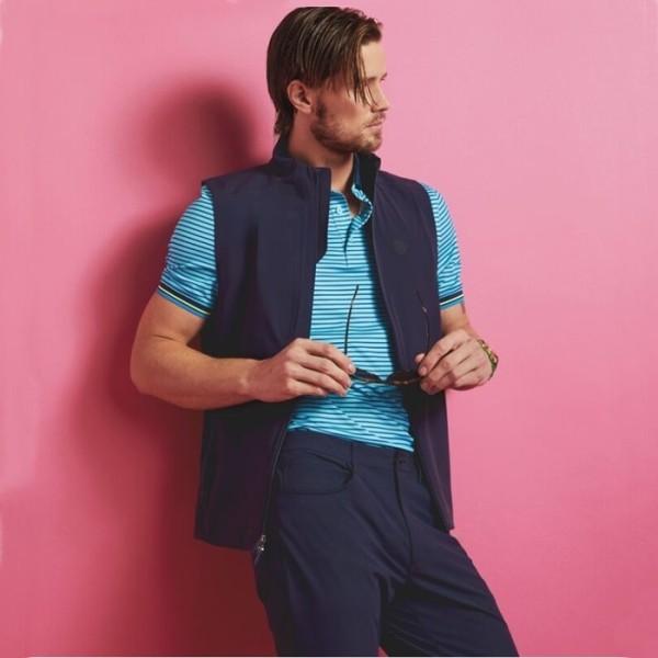 ✨[G/FORE] 지포어 남성 3D 스컬 테크 저지 폴로 셔츠 - gol1651x