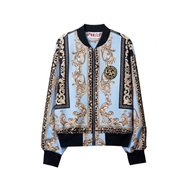 ✨[UTAA] 유타 여성 네온 바로크 블루종 점퍼 - gol1658x