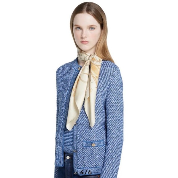 ✨구찌 여성 실크 스퀘어 숄 - Gucci Womens Silk Square Shawl - acc5441x